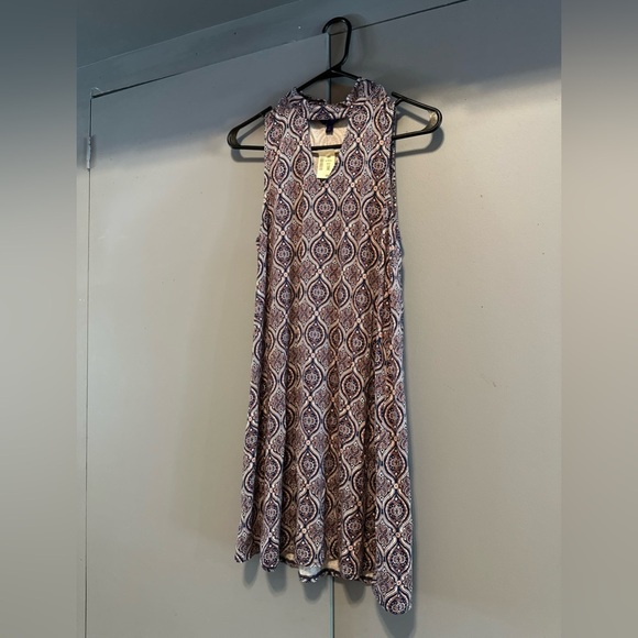 Aeropostale - Sleeveless Patterned Halter Mini Dress (Size M) - Picture 2 of 14